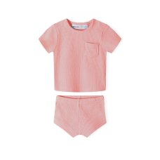 18BABY 20K: 2 Piece Ribbed Top & Short Set (6-18 Months)